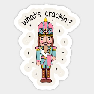 What's Crackin'? Sticker